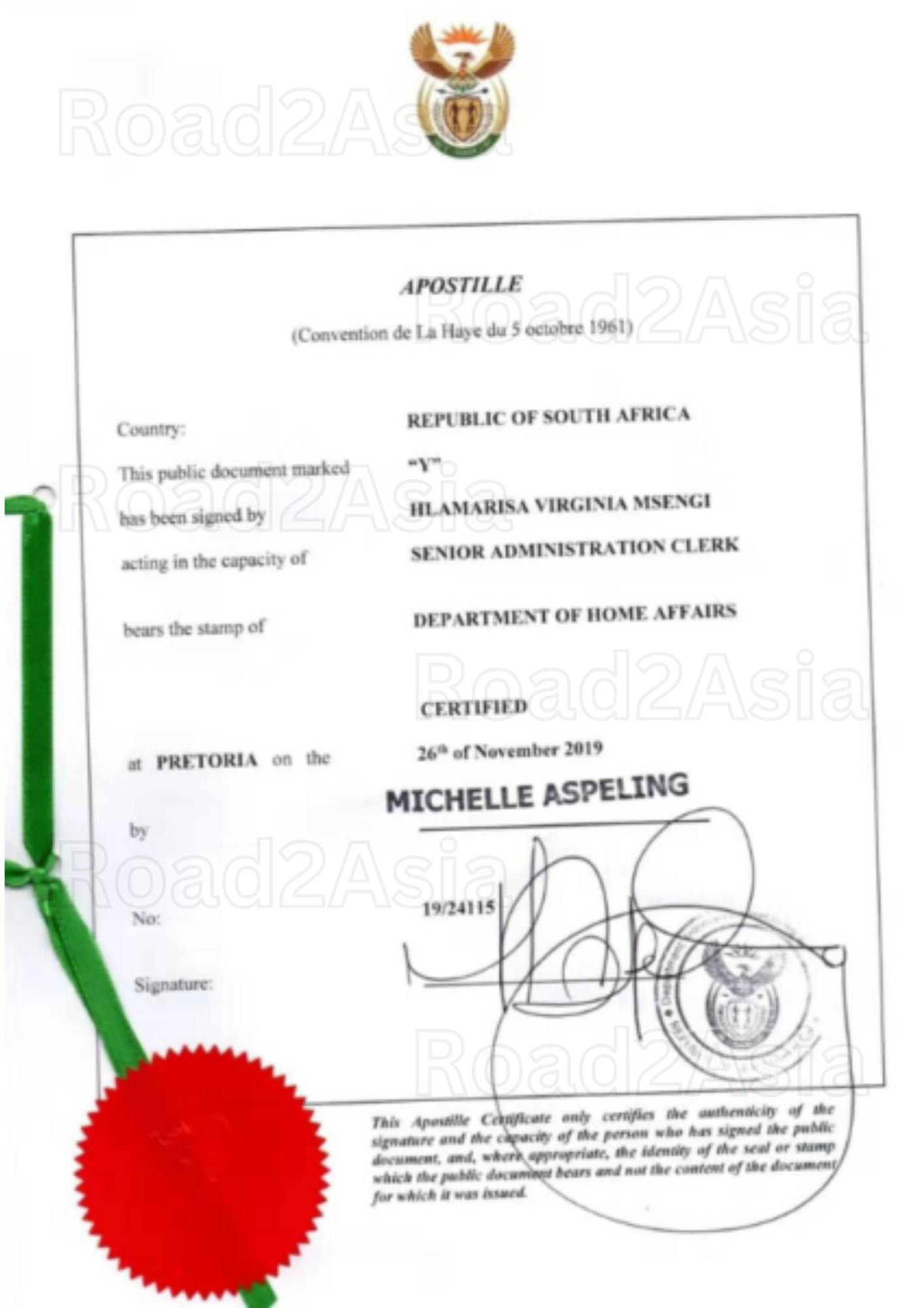 document legalisation near me